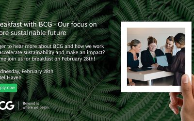 Breakfast with BCG – our focus on more sustainable future