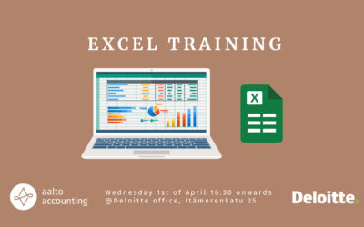 Excel training with Deloitte 1.4.2026